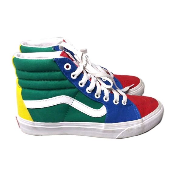 Vans SK8-Hi Colorblock Multi Bright Yacht Club Sneakers Women's Size 8 Shoes - Picture 2 of 9